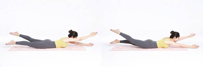 척추의 올바른 정렬과 골반 비대칭 개선에 효과적인 ‘척추기립근 강화 스트레칭’.