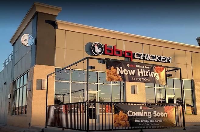 BBQ 오클라호마주 1호점 매장 전경.(제너시스BBQ그룹 제공)