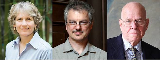 올해 노벨 화학상은 캐럴린 버토지(Carolyn R. Bertozzi)미국 스탠퍼드대 교수와 모르텐 멜달(Morten P. Meldal) 덴마크 코펜하겐대 교수,  칼 배리 샤플리스(Karl Barry Sharpless)미국 스크립스연구소 교수에게 돌아갔다.(왼쪽부터) /미국 스탠퍼드대/덴마크 과학한림원/미국 스크립스연구소