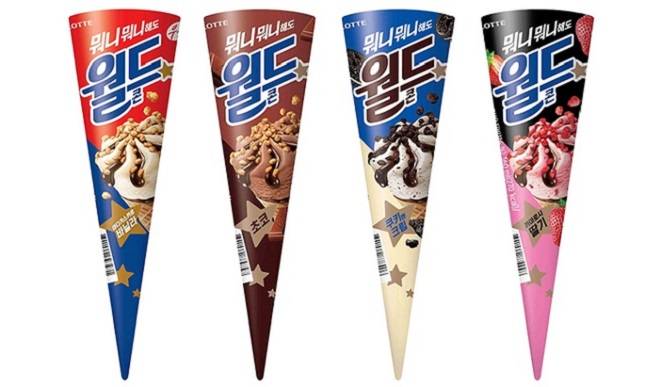 월드콘은 35년간 콘 아이스크림 시장의 1인자 자리를 놓치지 않았다. /사진제공=롯데제과