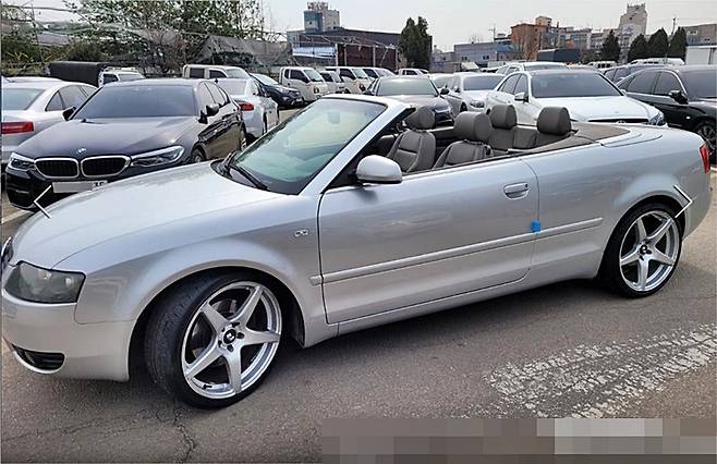 아우디 A4 카브리올레는 150만원에 매물로 나왔다 [사진출처=엔카닷컴]