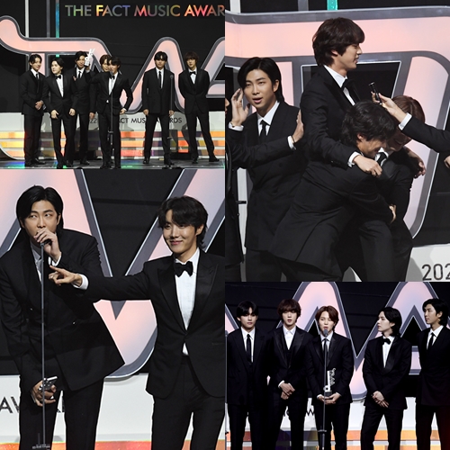 방탄소년단(BTS)이 ‘더팩트 뮤직 어워즈’에서 5년 연속 대상을 수상했다. 사진 = ‘더팩트 뮤직 어워즈(TMA)’ 조직위원회