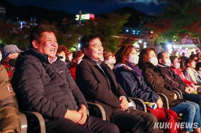 ‘운탄고도 1330 첫걸음축제'에 참석한 이상호 태백시장