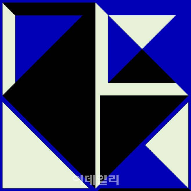 야노서 파요 ‘삼각형’(Triangles·1969∼1989), 캔버스에 오일, 201×201㎝(사진=성곡미술관)