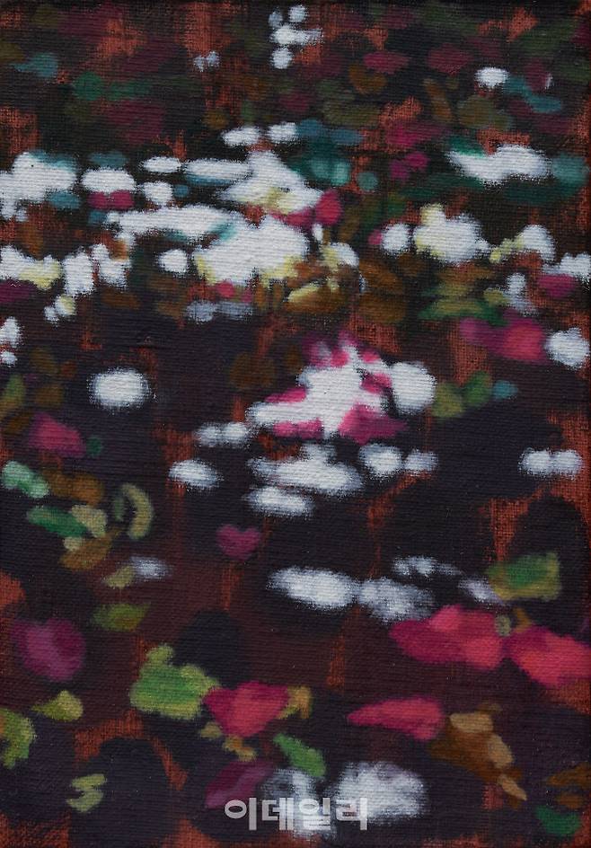 김현정 ‘장미 먼지’(Rose Dust·2020), 캔버스에 오일, n Canvas, 25.5 x 18cm