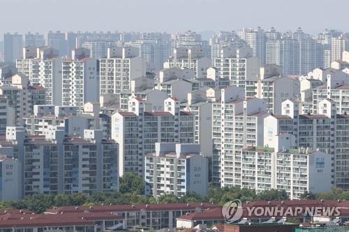 경기도 고양 일산 아파트 모습