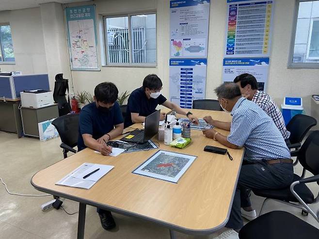 대구경북 통합신공항 찾아가는 소통상담실. (군위군 제공) 2022.10.11