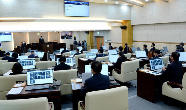 [광주=뉴시스] 광주 북구의회 본회의 전경. (사진=뉴시스DB) 2021.04.12. photo@newsis.com *재판매 및 DB 금지