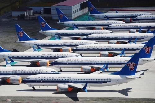 중국남방항공 소속의 737 맥스 여객기들 [AFP 연합뉴스 자료사진]