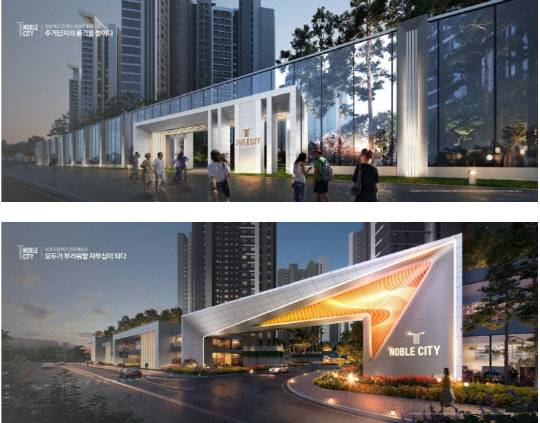 광주 학동4구역 '현대 노블시티' 홍보물 <학동4구역 조합 제공>