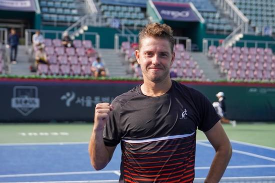 준결승에 오른 덕워스(사진=서울오픈 챌린저 김도원)