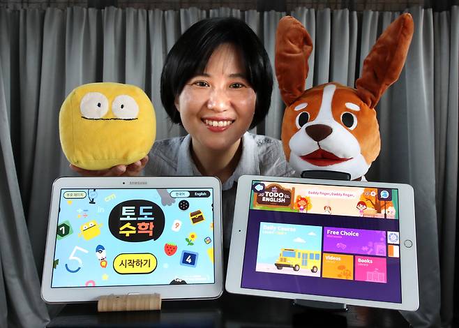 에누마 이수인 대표가 2021년 7월 30일 서울 성수동 HEYGROUND 성수시작점 에누마코리아에서 본지와 인터뷰를 하고 있다. 에누마코리아는 장애아동용 교육 프로그램에서 시작한 수학앱으로 전세계를 흔들고 있다. /김연정 객원기자