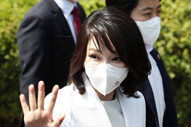 윤석열 대통령의 부인 김건희 여사.&nbsp; 국회사진기자단