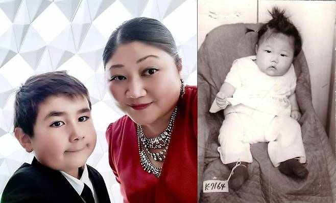 메이 린 욘 씨와 아들 대한, 입양 직후 사진 [메이 린 욘 제공]