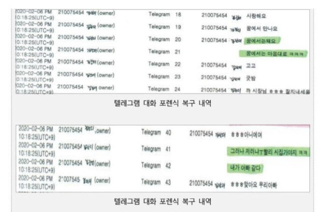 정철승 변호사가 17일 페이스북 통해 공개한 고 박원순 전 서울시장과 성폭력 피해자가 주고받은 텔레그램 대화 내용 (사진=정철승 페이스북)