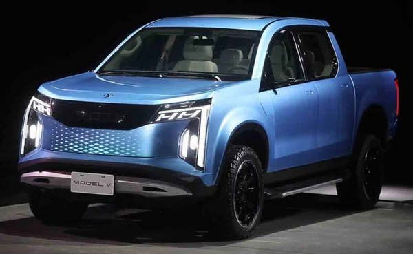 대만 폭스콘이 개발한 전기 픽업트럭 모델 V