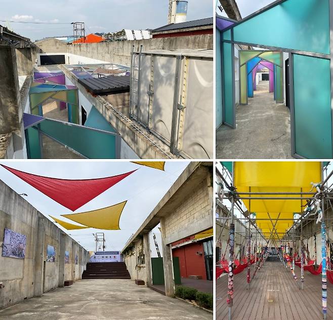 팔복예술공장 외부 공간