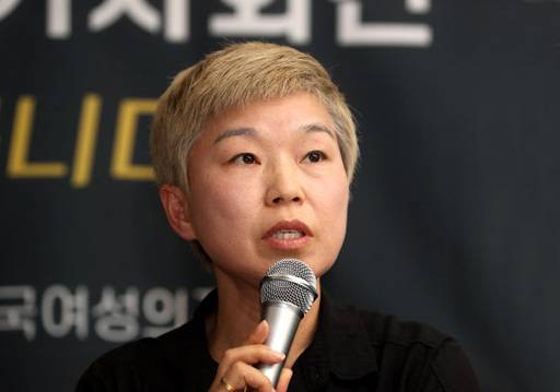 고(故) 박원순 서울시장을 성추행 혐의 등으로 고소한 피해여성을 대리하는 김재련 변호사. 뉴시스