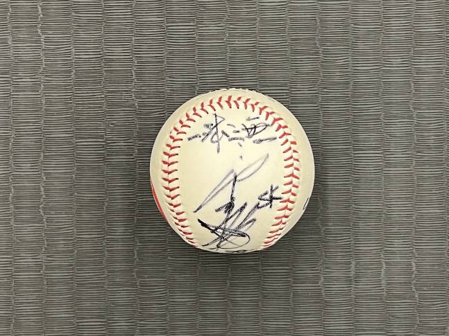 일구이무의 철학이 적힌 김성근 감독의 사인볼. &nbsp;제공 | 노경열 관장