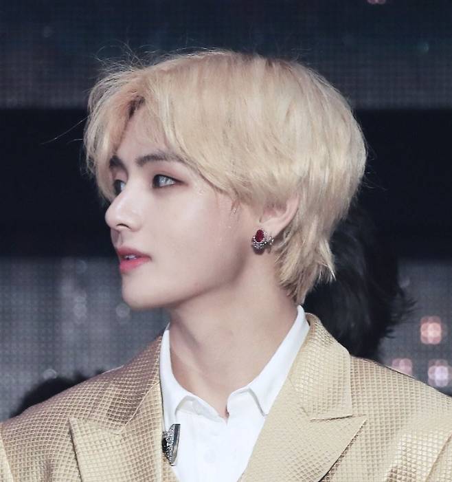 방탄소년단 뷔, '금발이 잘 어울리는 남돌' 1위.."불멸의 아름다움"