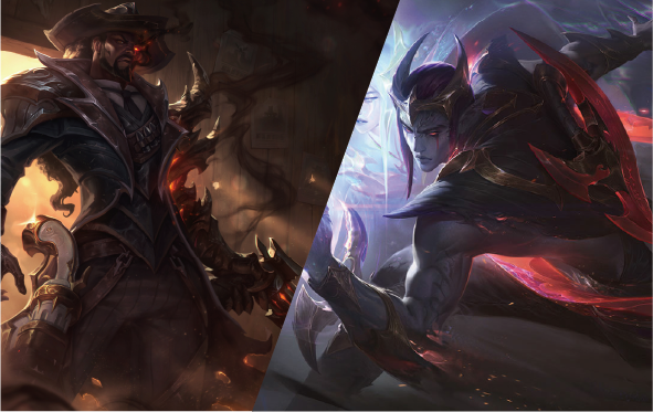 루시안(좌), 아펠리오스&nbsp;