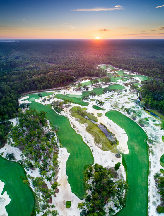 The 15th, 16th and 17th hole of the Congaree Golf Club in Ridgeland, South Carolina. [CONGAREE GOLF CLUB]