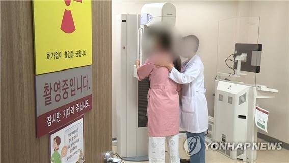 유방암 검사 [연합뉴스 TV 제공]