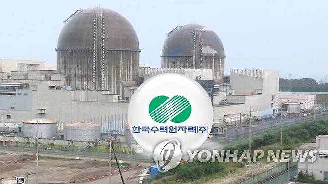 한수원 원전(CG) [연합뉴스TV 캡처]