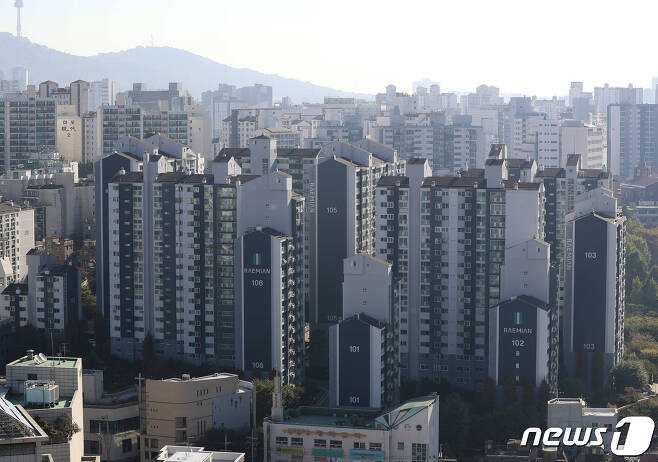 서울 마포구 아파트 단지의 모습. 2022.10.20/뉴스1 ⓒ News1 신웅수 기자