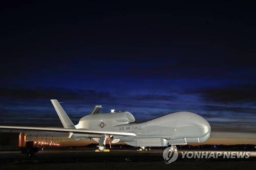 고고도 무인정찰기 글로벌호크(RQ-4). &nbsp; 연합뉴스