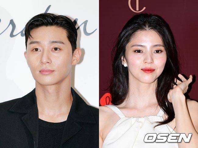 박서준(왼쪽), 한소희. OSEN DB