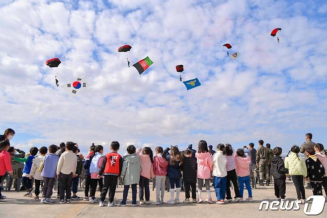 지난 26일 공군 제5공중기동비행단이 연 '국민과 함께하는, K-Military Festival' 부대 초청 행사.(공군5비 제공)