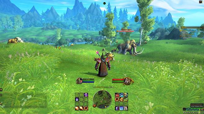 용군단 게임화면