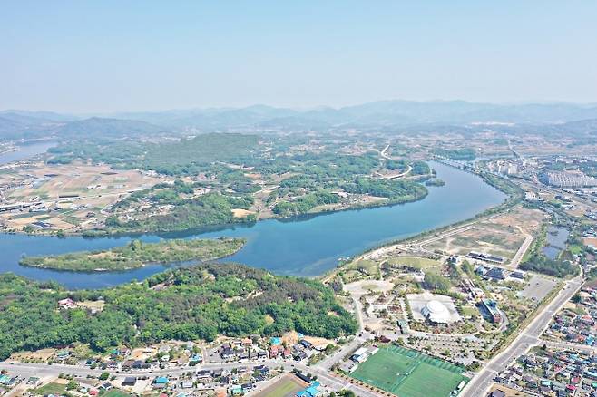 충주 국가정원 조성 예정지 일대. 충주시 제공