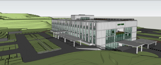 아산에 계획된 충남권역 재활병원의 조감도. 사진=영서의료재단 제공