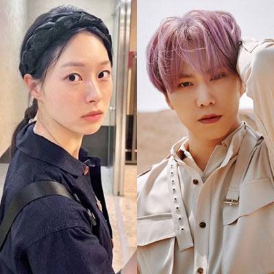 박보연(왼쪽) 아스트로 라키(사진=SNS, 판타지오뮤직)