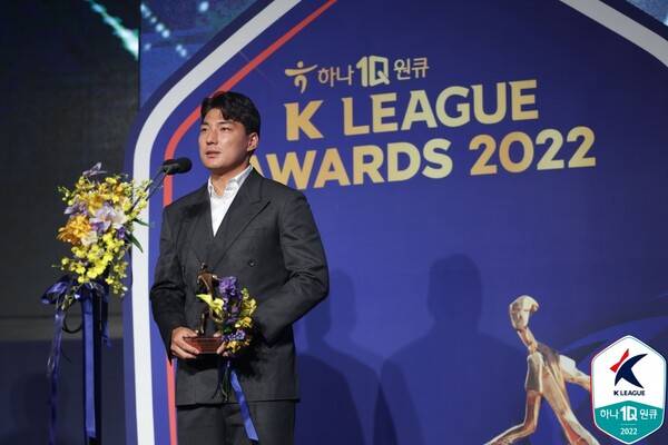 2년연속 K리그 최다골을 넣은 주민규. ⓒ프로축구연맹