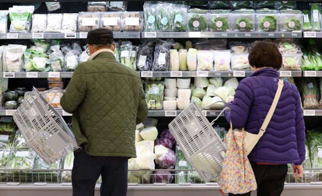 25일 서울의 한 대형마트에서 시민들이 장을 보고 있다. 뉴시스