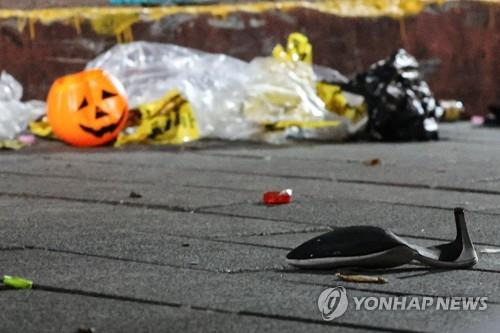 핼러윈 인파에 참사 벌어진 이태원 [연합뉴스 자료사진]