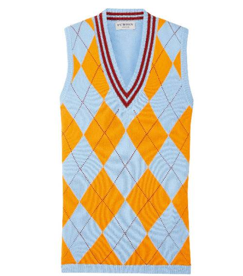 아가일 패턴 베스트. 70만 원대 퍼디 by 네타포르테.