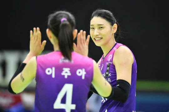 활짝 웃는 김연경
[한국배구연맹 제공]