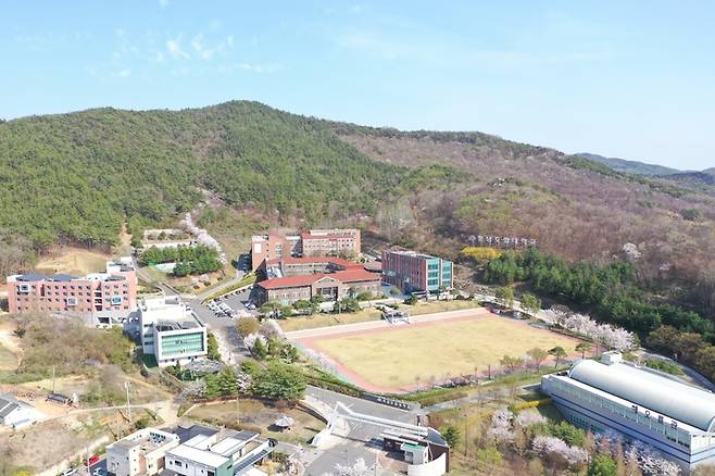 [청양=뉴시스] 충남도립대학교 캠퍼스 전경. *재판매 및 DB 금지