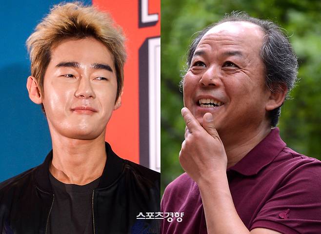 방송인 허지웅(왼쪽)과 배우 김기천이 이태원 핼로윈 참사의 정부 대응을 두고 작심 비판을 쏟아냈다. 경향신문 자료사진