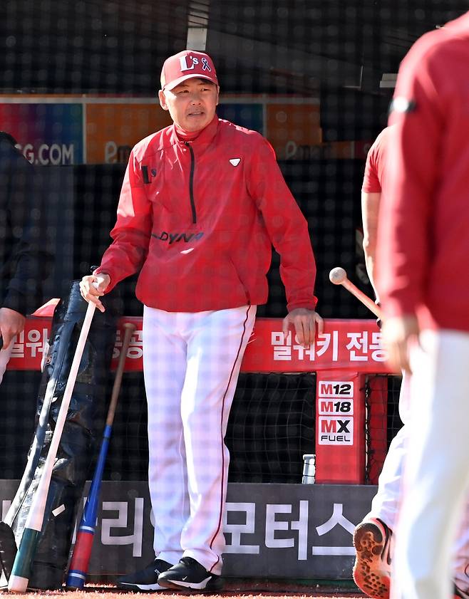 2일 키움과의 한국시리즈 2차전을 앞둔 SSG 김원형 감독. /허상욱 스포츠조선 기자