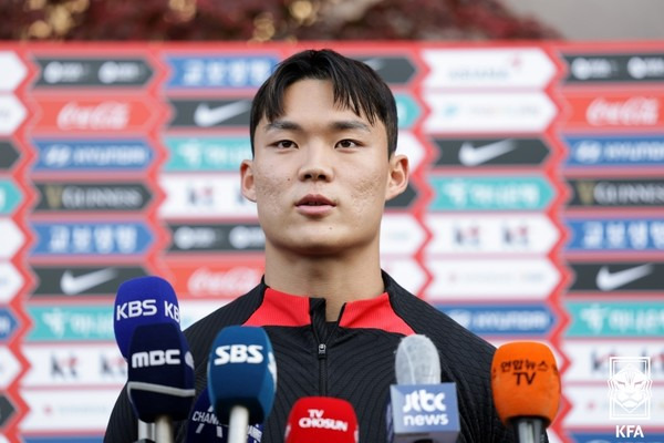 오현규(한국 남자축구 국가대표팀). 대한축구협회 제공