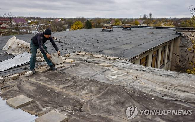 폐허가 된 우크라이나 [EPA 연합뉴스 자료 사진. 재판매 및 DB 금지]