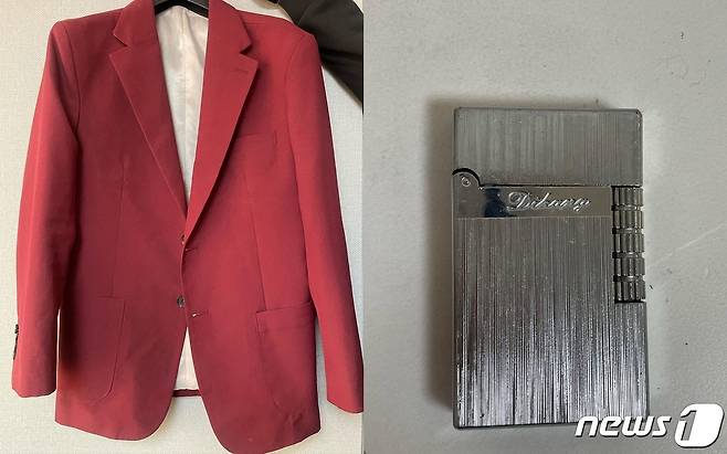 A씨가 구급차 앞에서 자신에게 옷을 벗어준 남성을 찾는다며 올린 사진. (인스타그램 갈무리)