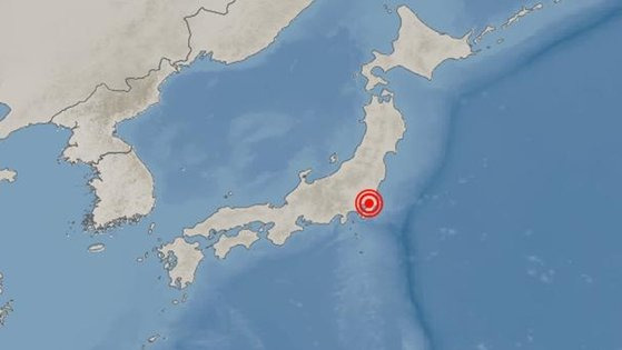 일본 지바현(혼슈) 지바 북서쪽 13km 지역 규모 5.0 지진. 기상청