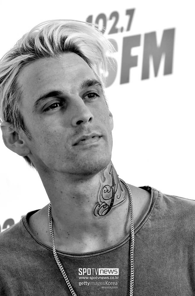 ▲ 아론 카터. ⓒ게티이미지