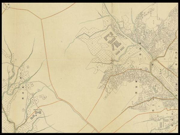 1930년대 지도상의 독립문 (<대경성정도>(1936년판), 출처 : 서울역사아카이브)